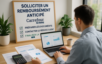 Les étapes pour solliciter un remboursement anticipé auprès de Carrefour Banque
