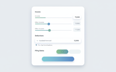 Calculateur interactif pour estimer votre impôt sur le revenu