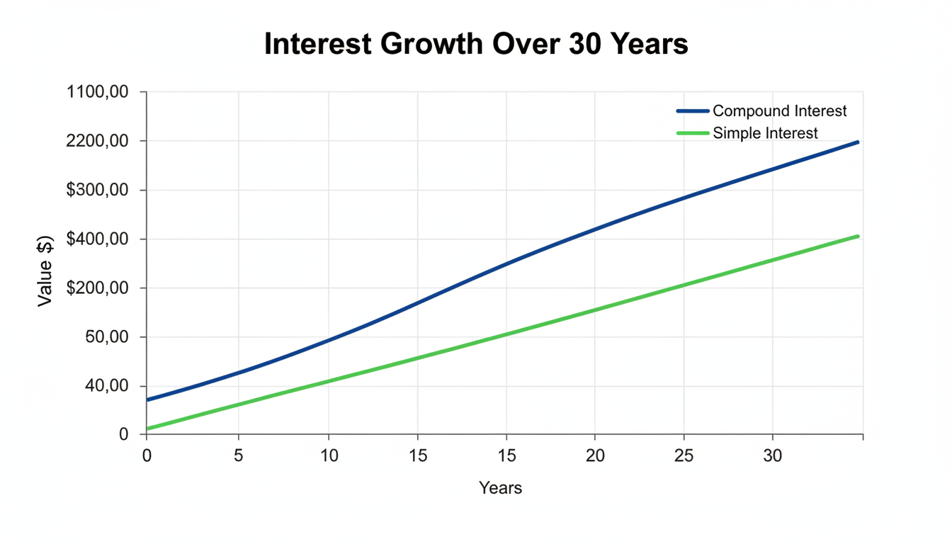 découvrez comment fonctionnent les intérêts composés grâce à notre guide pratique clair et notre calculette en ligne facile à utiliser pour optimiser vos investissements.