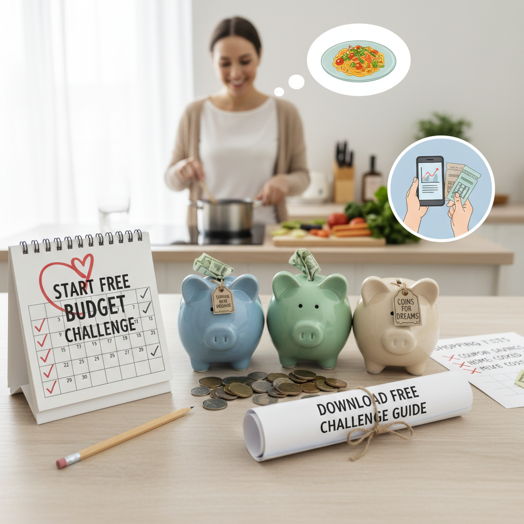 téléchargez gratuitement notre défi budget avec 4 challenges simples pour économiser facilement chaque jour et mieux gérer vos finances au quotidien.