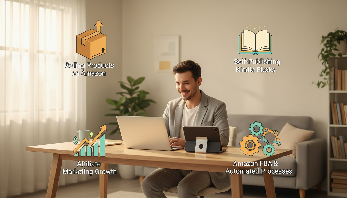 découvrez 4 stratégies incontournables pour gagner un revenu supplémentaire depuis chez vous grâce à amazon. maximisez vos profits facilement et efficacement.