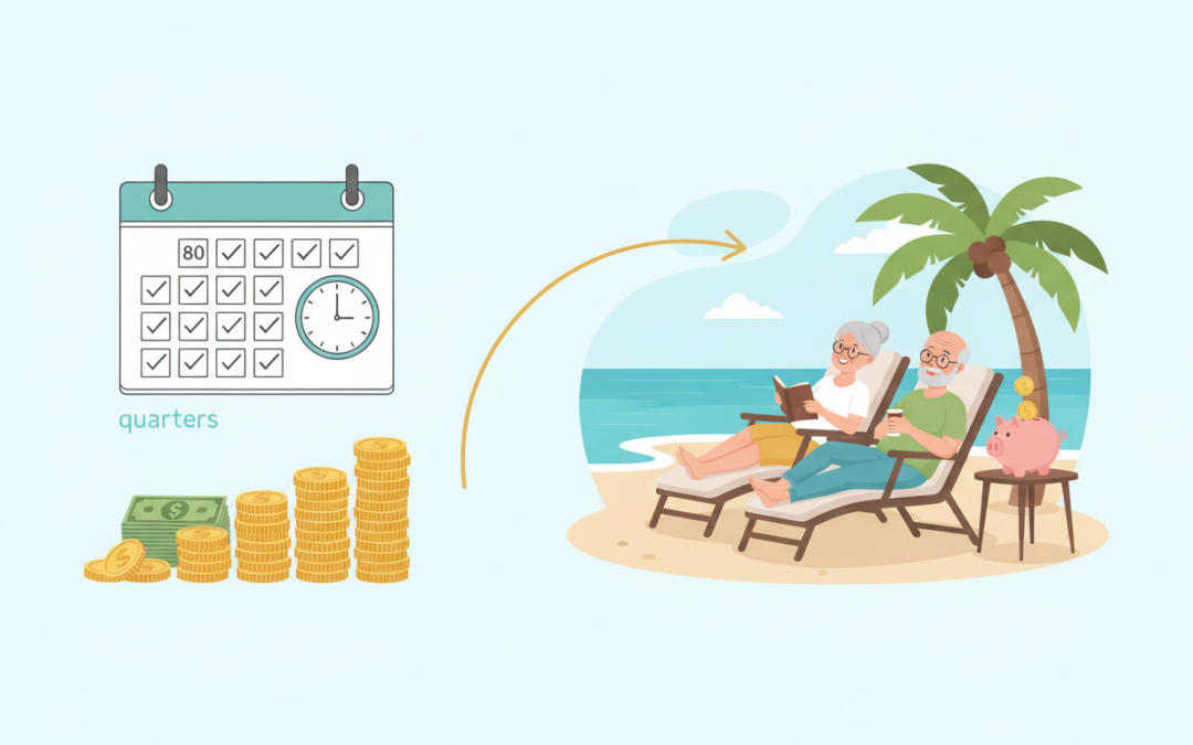 Quel montant de retraite est accessible avec 80 trimestres ou plus ?