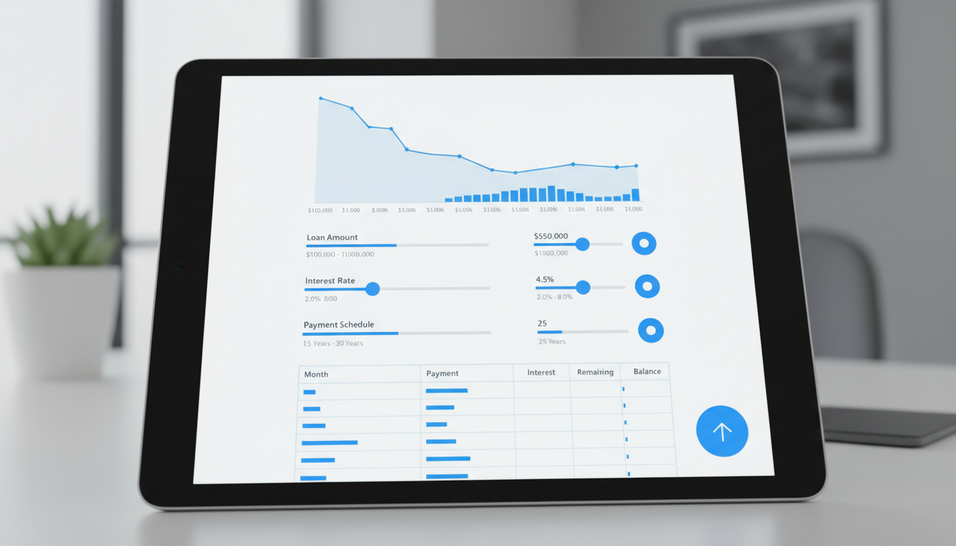 utilisez notre simulateur intuitif de tableau d’amortissement pour visualiser et optimiser votre prêt immobilier facilement. calculez vos mensualités et planifiez vos remboursements avec précision.