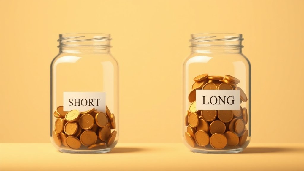 Illustration deux supports épargne court terme long terme pieces or PEE PERECO