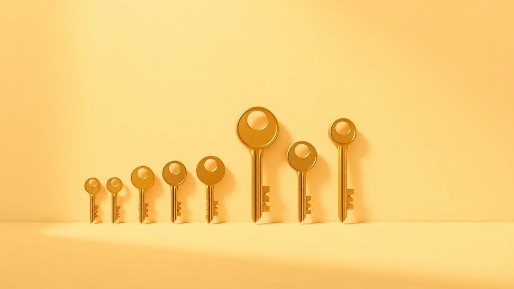 Illustration plusieurs cles dorees cas de deblocage anticipe epargne salariale Natixis