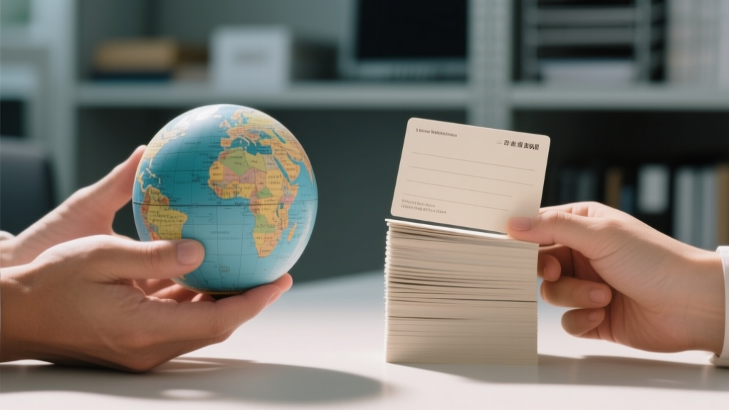 Mains tenant un globe et des cartes neutres, illustrant la diversification et le risque de concentration